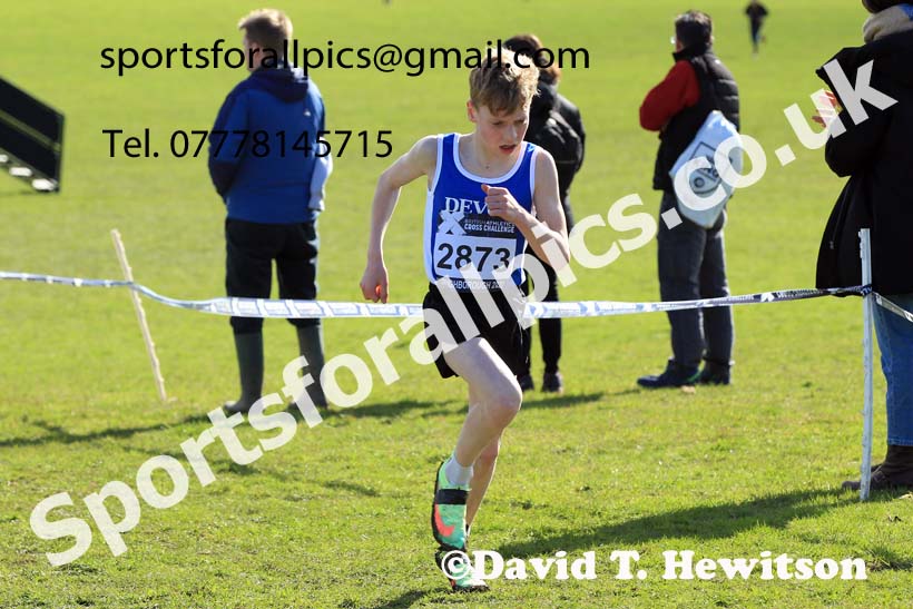 Boys Under-13s 2022 CAU Inter Counties Cross Country, Prestwold Hall, Loughborough.  Photo: David T. Hewitson/Sports for All Pics